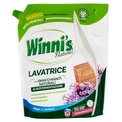 Winni's Naturel Lavatrice Aleppo e Verbena pouch 30 Lavaggi 1,35 l BRI1459159
