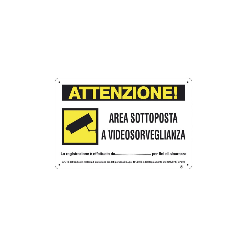 VSafety Floor 5 cartello – 200 x 300 mm – 1 mm in plastica rigida