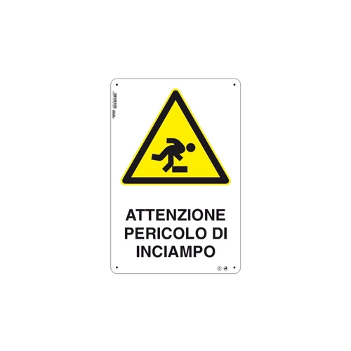 Cartello di pericolo in PVC BRI1464947