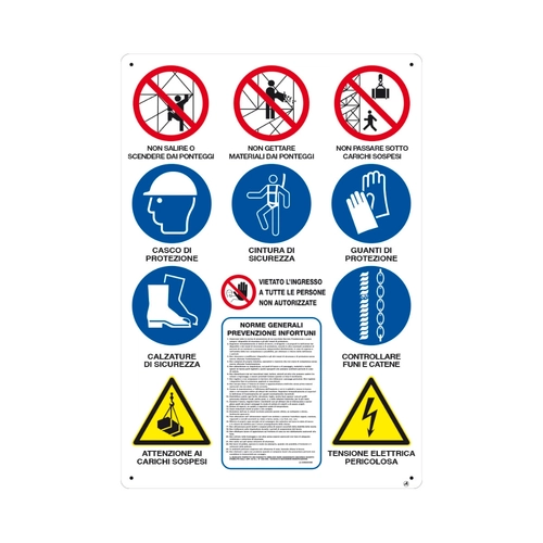 Cartello di informazione in PVC BRI1464989