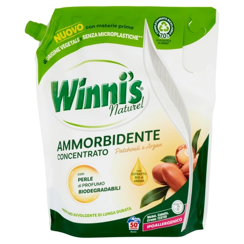 Winni's Naturel Ammorbidente Concentrato Patchouli e Argan pouch 50 Lavaggi 1,25 l BRI1466130