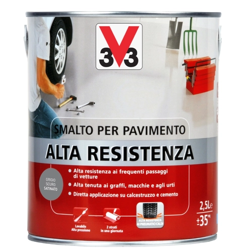 Vernice ALTA RESISTENZA grigio da 2,5 L
 BRI1467564