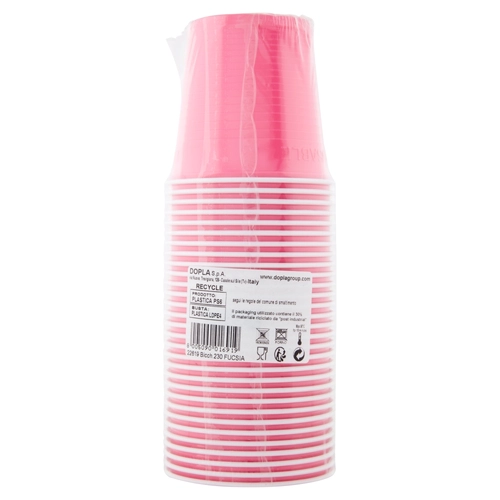 Bicchieri riutilizzabili fucsia P25 BRI1469411