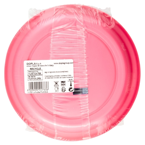 Piatti Frutta riutilizzabili fucsia P25 BRI1469423