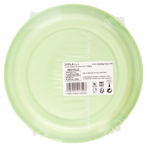 Piatti Frutta riutilizzabili verdi P25 BRI1469425