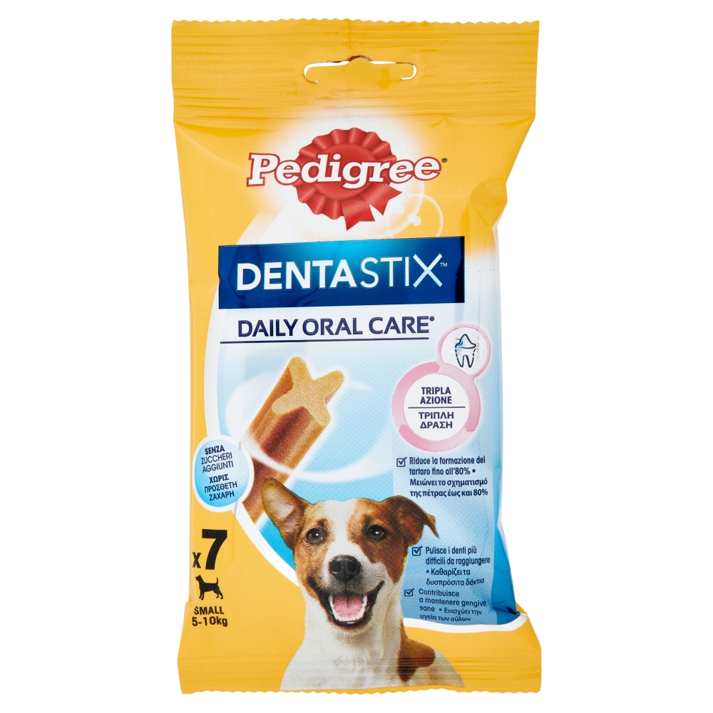 Pedigree Dentastix Snack per igiene orale Cane Piccolo 7 Pezzi 110g