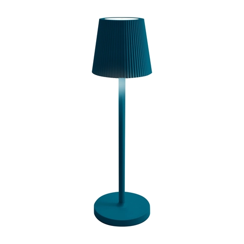 Lampada da tavolo ricaricabile Blu Petro BRI1476634