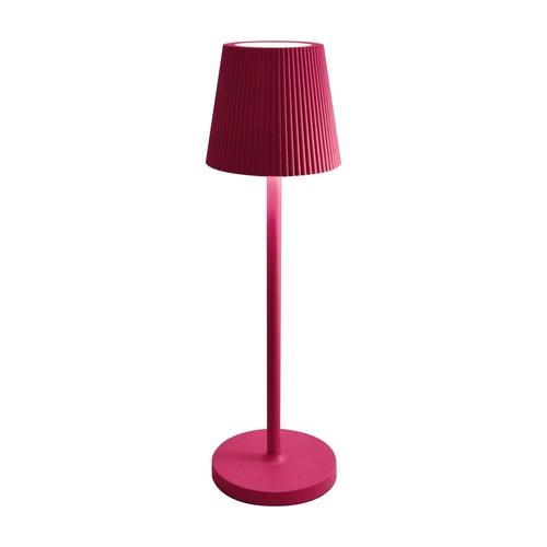 Lampada da tavolo ricaricabile Rosso Lam BRI1476635