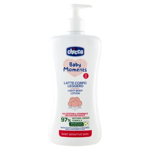 chicco Baby Moments Latte Corpo Leggero 0m+ 500 mL BRI1497843