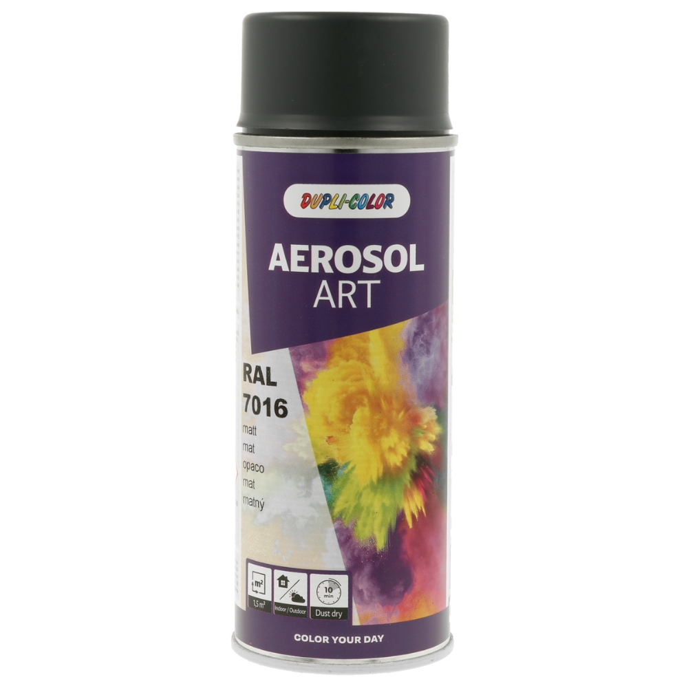 Image of DUPLI-COLOR Vernice spray AEROSOL ART RAL 7016 OP GRIGIO ANTRACITE antracite da 0,4 L014