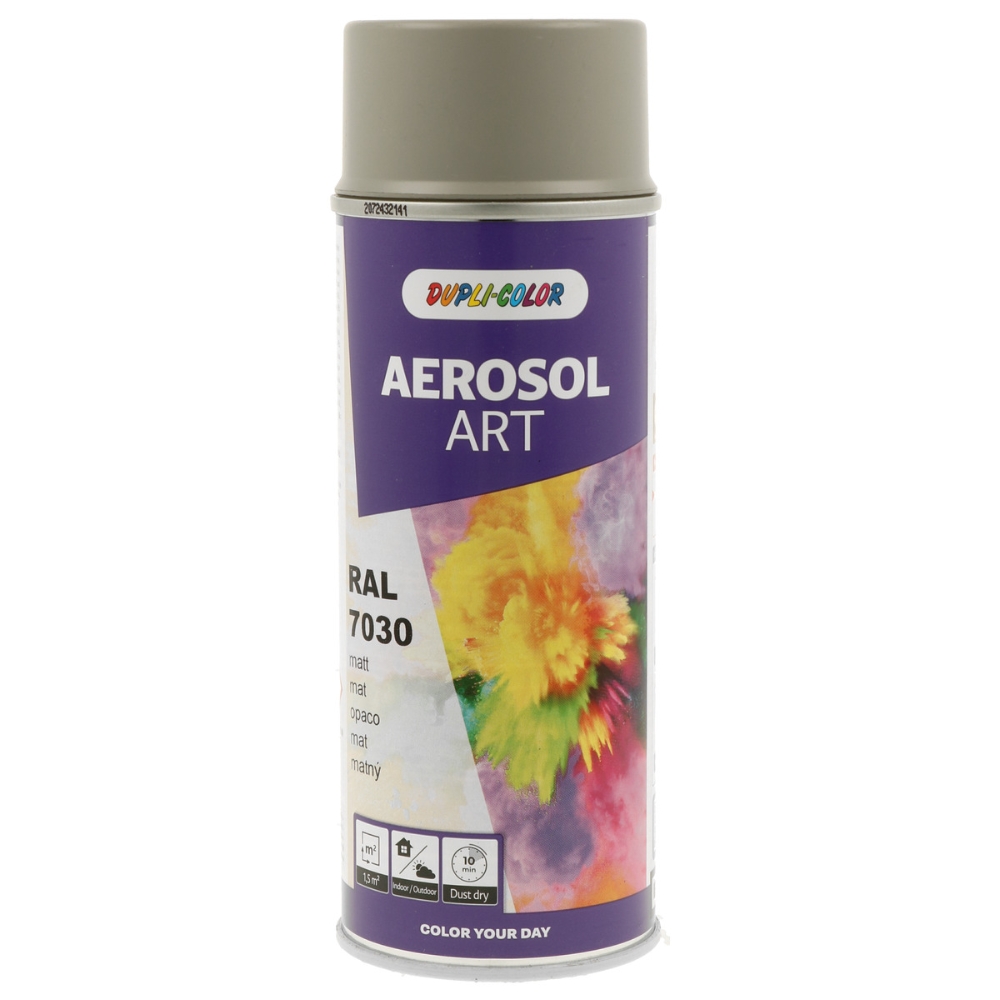 Image of DUPLI-COLOR Vernice spray AEROSOL ART RAL 7030 OP GRIGIO PIETRA grigio da 0,4 L014