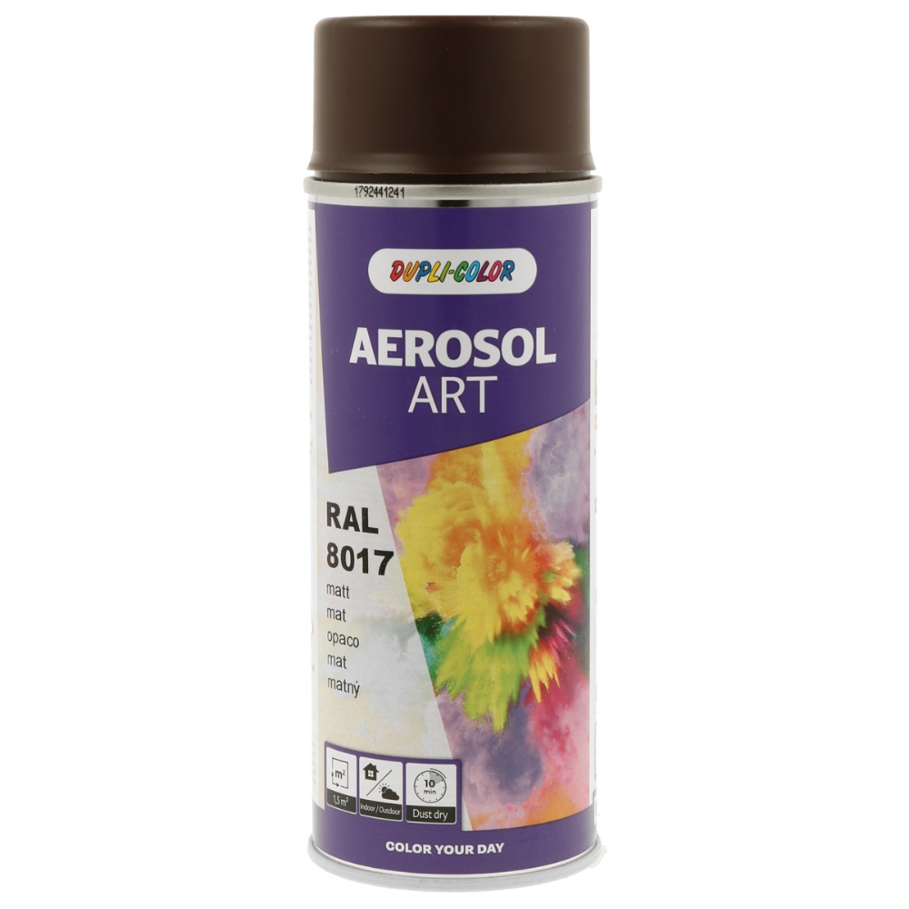 Image of DUPLI-COLOR Vernice spray AEROSOL ART RAL 8017 OP MARRONE CIOCCOLATO marrone da 0,4 L014