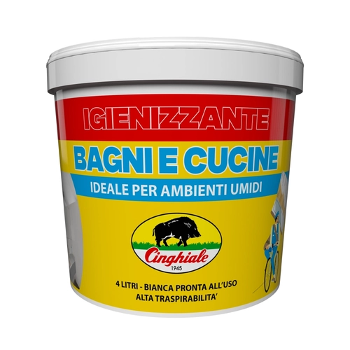 Idropittura BAGNI E CUCINE 4L BRI1503855