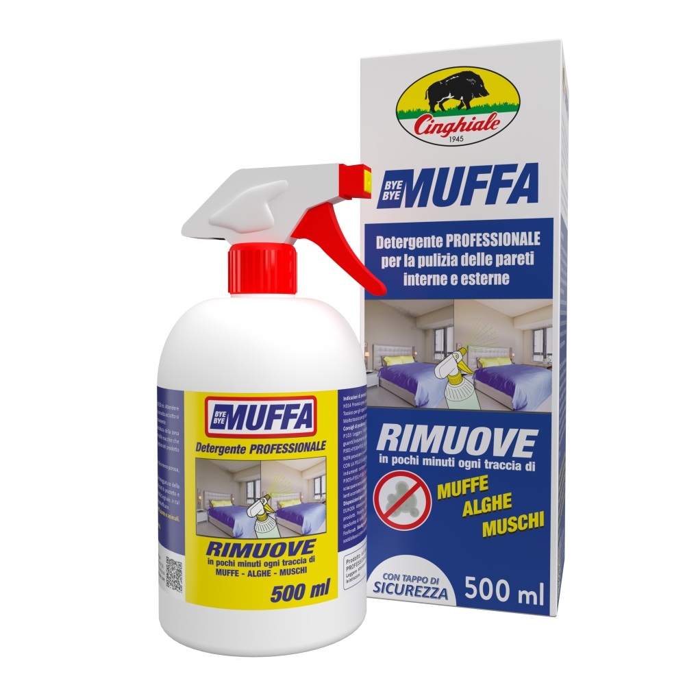 Image of CINGHIALE Detergente BYE BYE MUFFA da 500 mL014