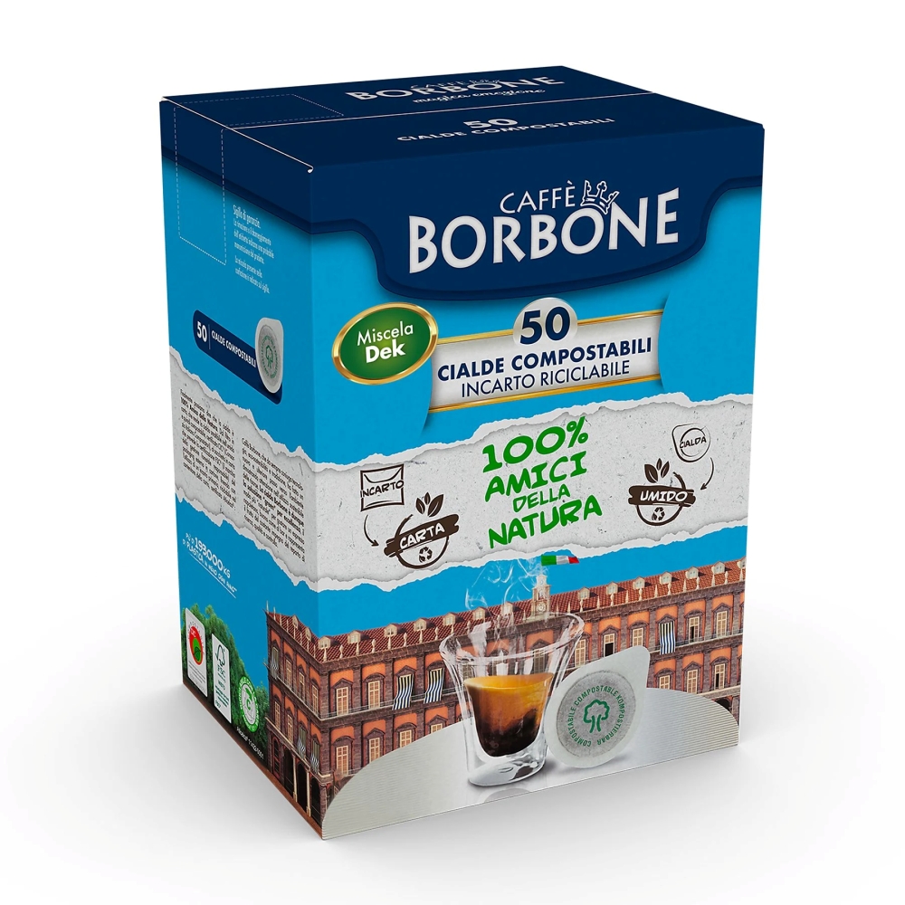 Borbone  BORBONE CIALDA DM44 50PZ DECAFFEINATO (DEK)