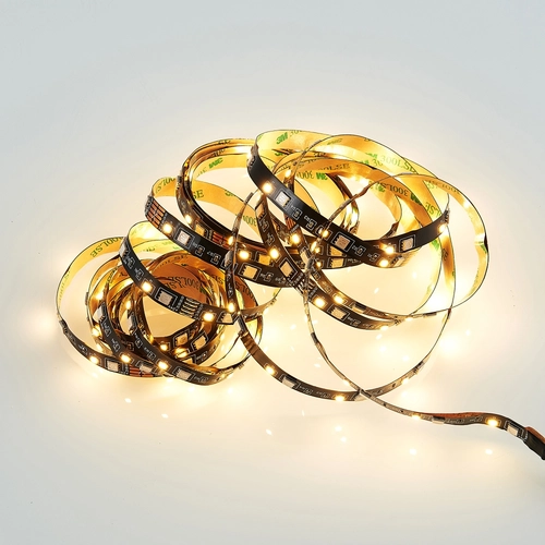 Striscia LED GRIP STRISCIA LED ANCHE RGB CON TELECOMANDO MULTIFUNZIONE TAGLIABILE L. 5 METRI, 17,5 W BRI1506917