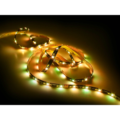 Striscia LED RUSCH STRISCIA LED ANCHE RGB TAGLIABILE CON TELECOMANDO MULTIFUNZIONE ANCHE DA ESTERNO IP44 L. 3 METRI, 11 W BRI1507024