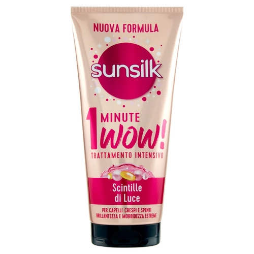sunsilk Scintille di Luce 1 Minute Wow! Trattamento Intensivo per Capelli Crespi e Spenti 180 mL BRI1509919