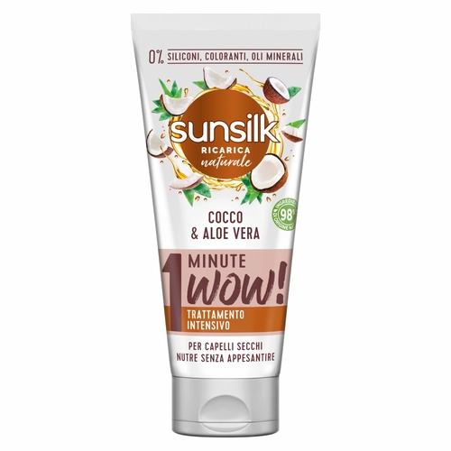 sunsilk Ricarica naturale Cocco & Aloe Vera 1 Minute Wow! Trattamento Intensivo 180 mL BRI1509924