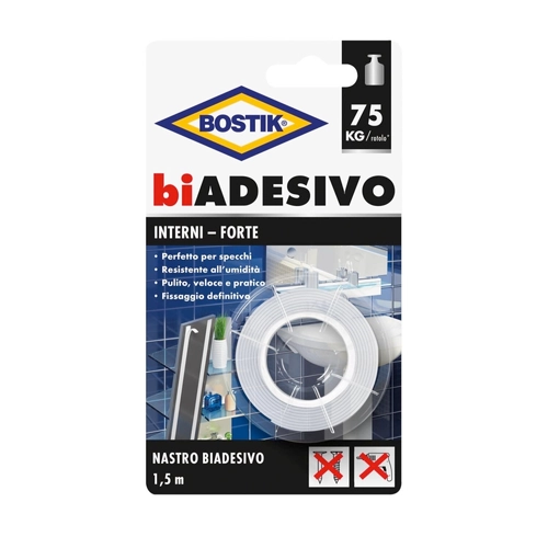 Nastro biADESIVO interni 19mm x 1,5m BRI1512368