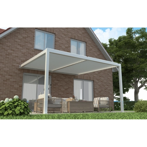 Pergola bioclimatica BIOCLIMATICA CALICANTUS WALL 4X3 BIANCA BRI1513523