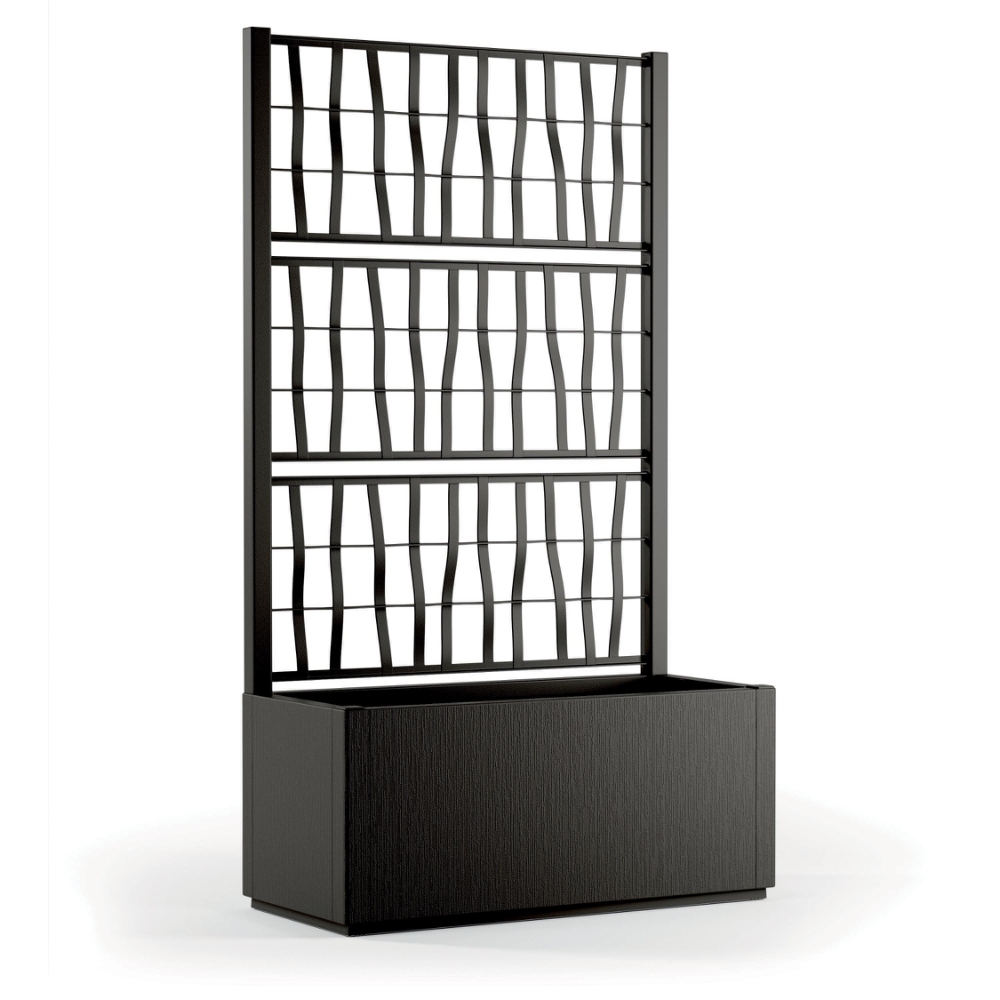 Stefanplast Fioriera con spalliera ETHICA in polipropilene