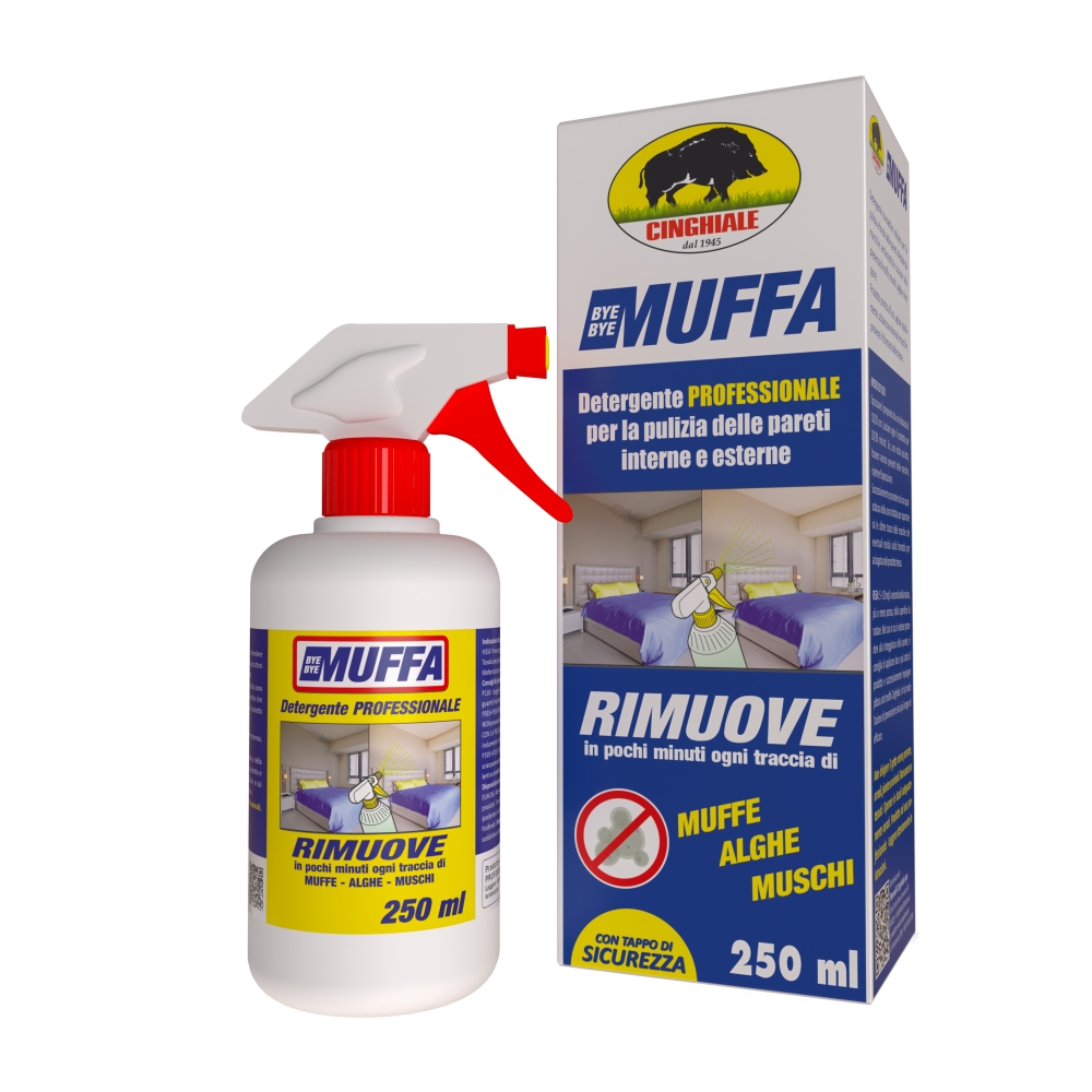 Image of CINGHIALE Detergente BYE BYE Muffa da 0,25 L014