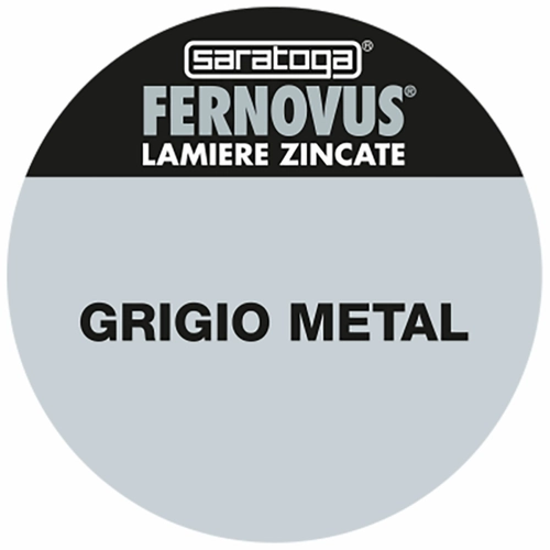 Smalto antiruggine FERNOVUS 750 ml LAMIERE ZINCATE GRIGIO METALLIZZATO da 0.75 L BRI1518344