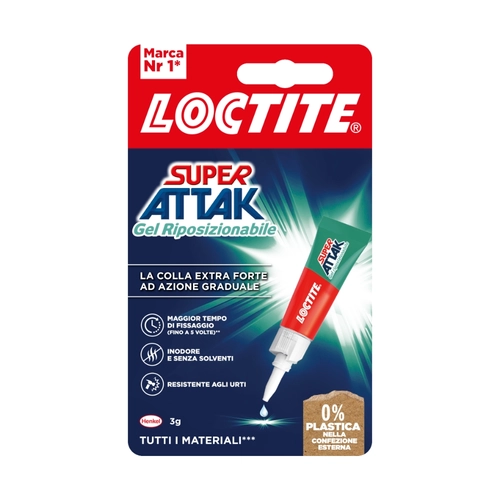 Colla Super Attak Riposizionabile formato 3 g BRI1518649