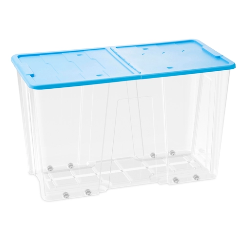 Contenitore Master box 100 L, trasparente/azzurro BRI1518702