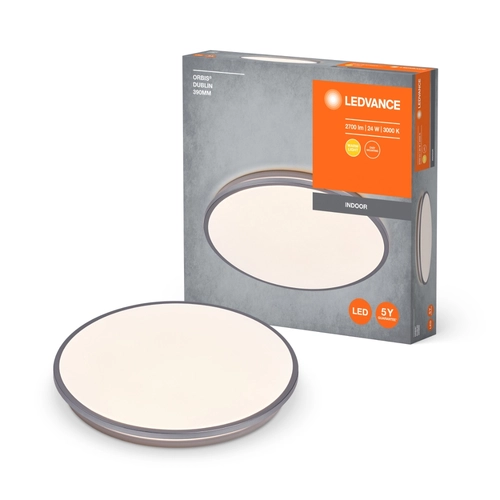 Plafoniera Led tonda diametro 38 cm 24 w  Lampada integrata 4000k 24 W BRI1519795