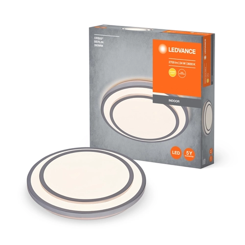 Plafoniera Led tonda diametro 38 cm 24 w  Lampada integrata 4000k 24 W BRI1519796
