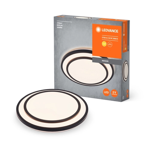 Plafoniera Led tonda diametro 38 cm 24 w  Lampada integrata 4000k 24 W BRI1519797