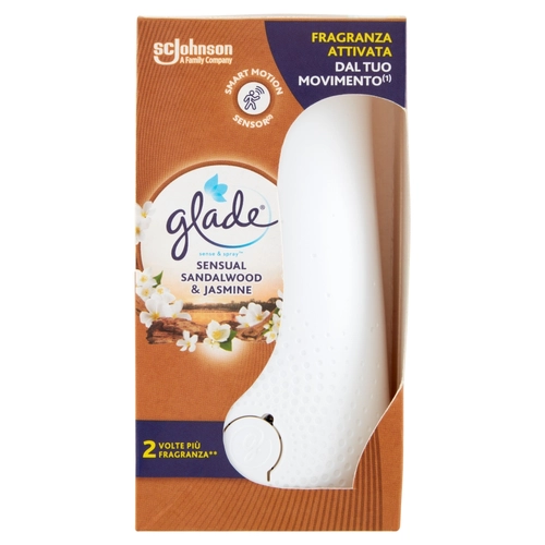 Glade Sense & Spray, Profumatore Ambiente con sensore di movimento, Fragranza Sandalo di Bali 269 ml BRI1520920