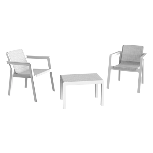 Set Riviera 2 posti in polipropilene BRI1521377