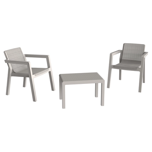 Set Riviera 2 posti in polipropilene BRI1521378