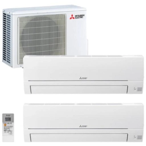 Dualsplit 12000 BTU/h inverter, con pompa di calore BRI1522603