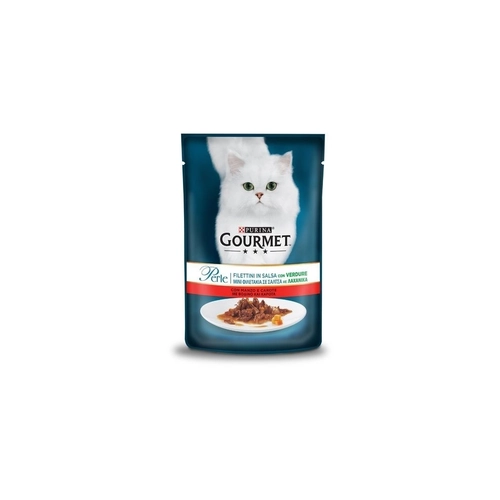 Gourmet Perle in Salsa 85 gr con Manzo e Carote BRI152268