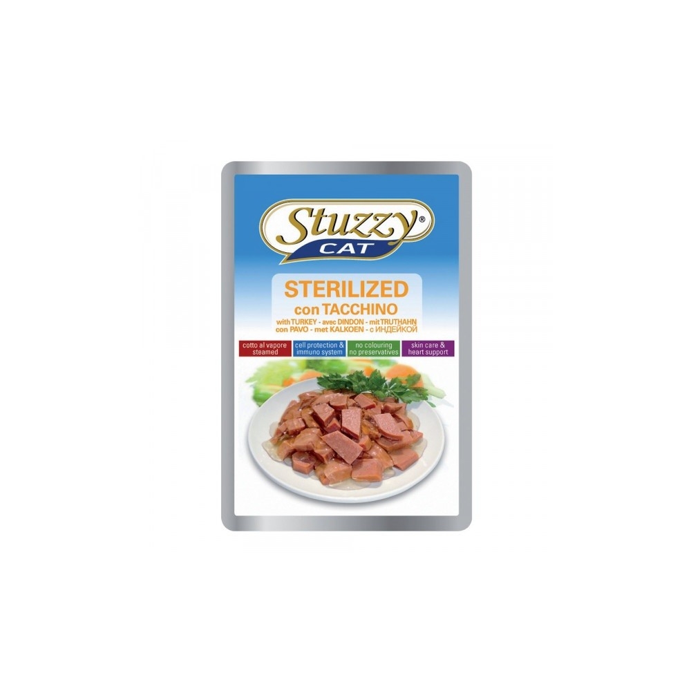 Stuzzy Cat Stuzzy Pouch 100 gr Sterilized Tacchino