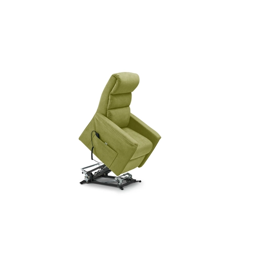 Poltrona Gioconda con roller, verde BRI1523610