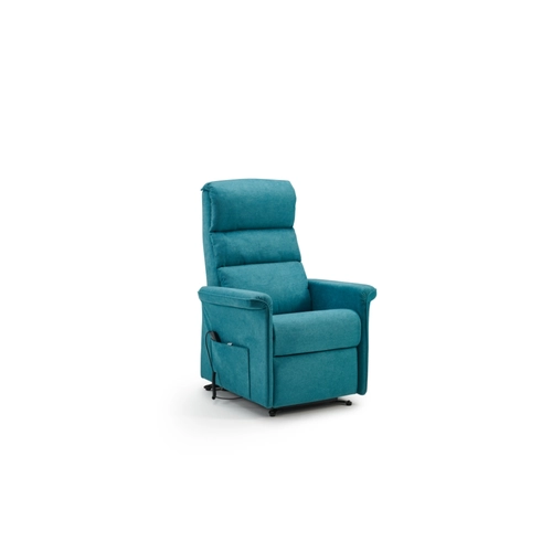 Poltrona Gioconda con roller, azzurro BRI1523612