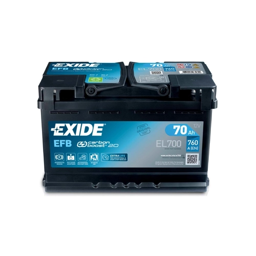 Batteria auto Exide start & stop potenza 70 Ah BRI1523625