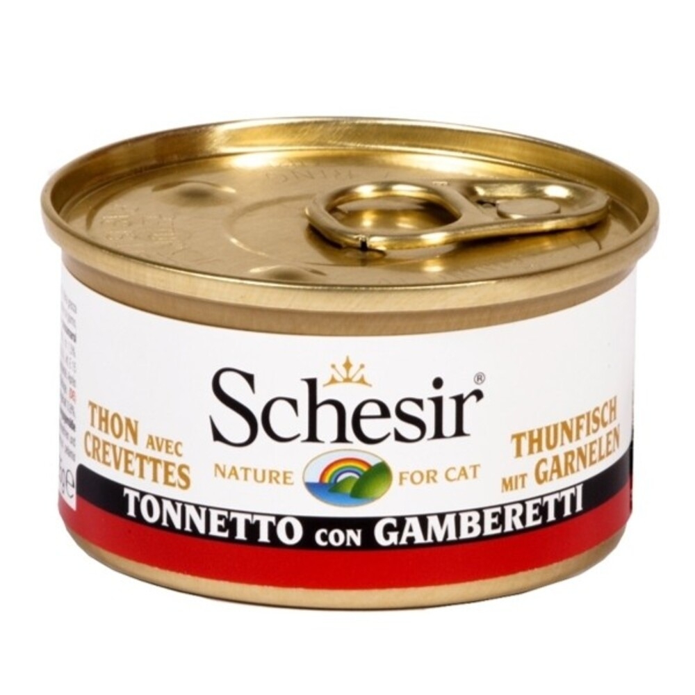 Image of Schesir Schesir Tonnetto per Gatti con Tonnetto e Gamberi014