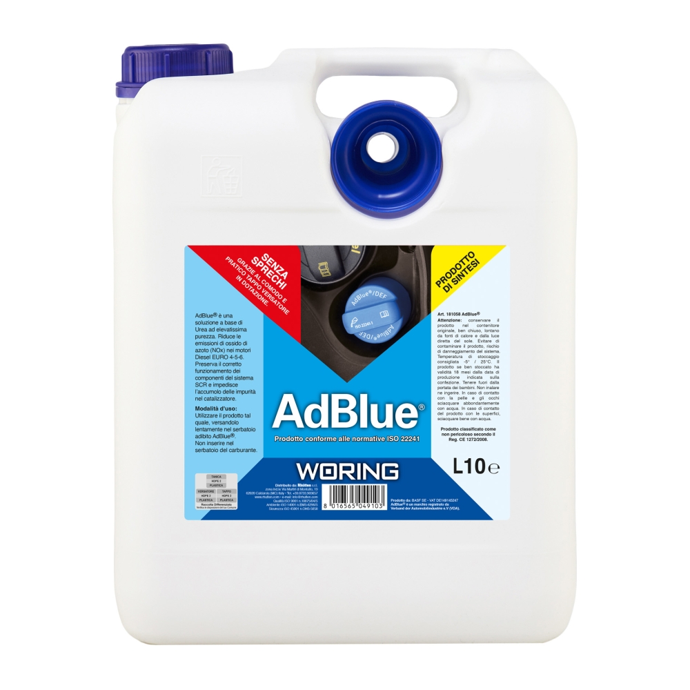 Rhütten ADBLUE WORING 10L TAPPO VERSATORE