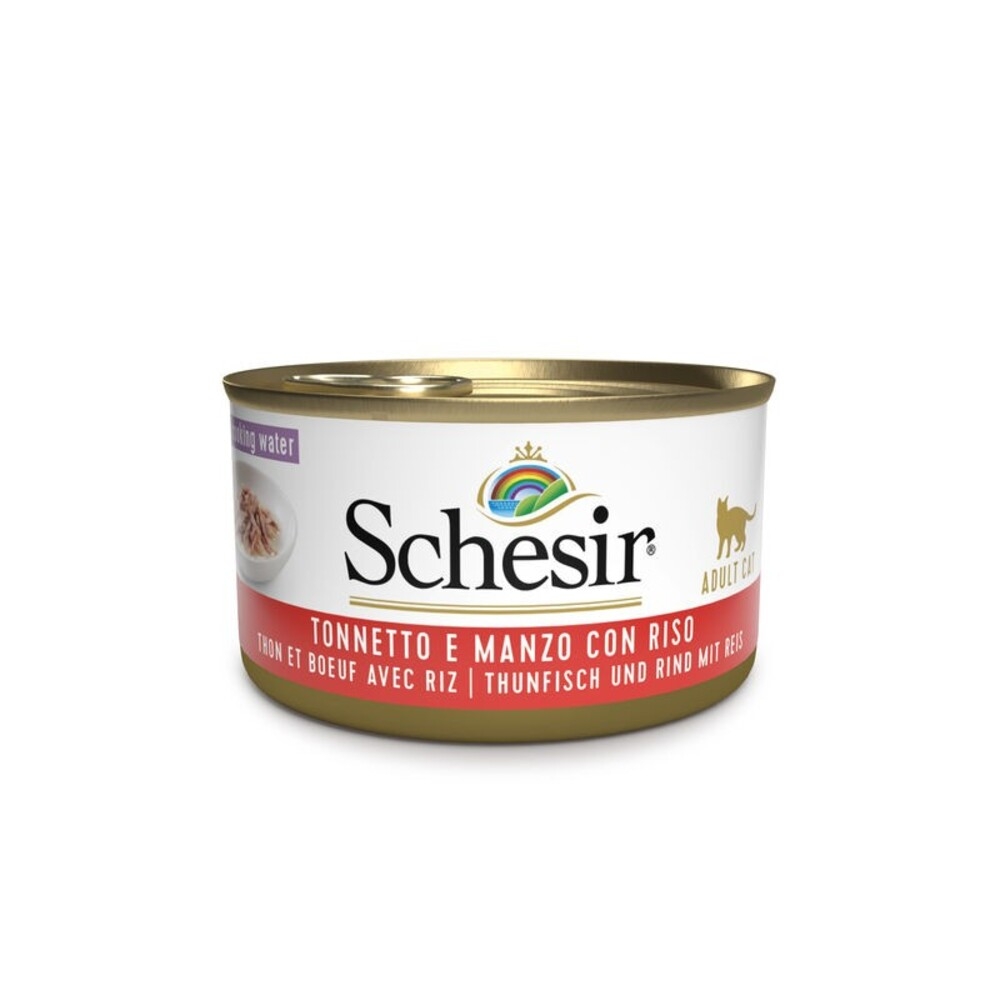 Schesir Schesir Cat Tonnetto, Manzo e Riso 85 gr