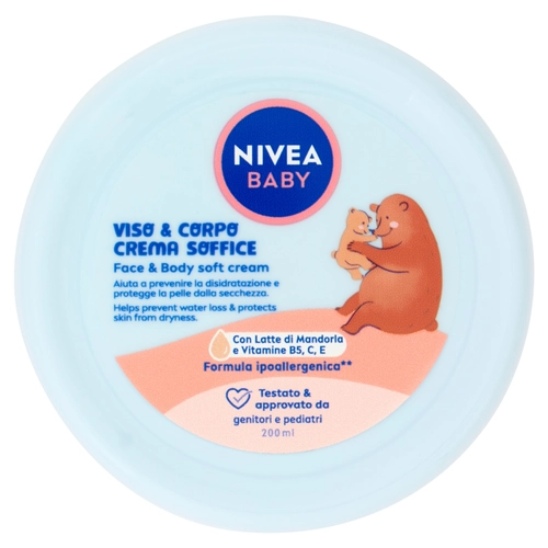 NIVEA Baby Viso&Corpo Crema Soffice 200ml bambino BRI1524999