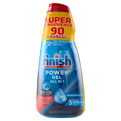 Finish Power Gel Fresh 3 x 30 lavaggi liquido lavastoviglie 3 x 600 ml BRI1525035