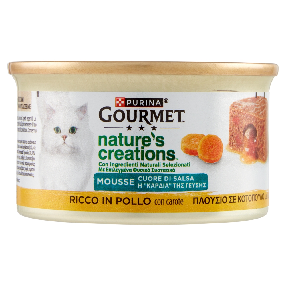 Gourmet PURINA GOURMET Nature's Creations Ricco in Pollo con carote 85 g