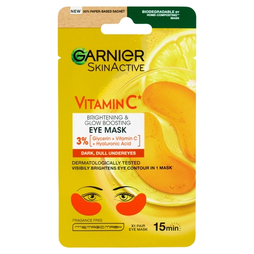 Garnier SkinActive Vitamin C* Maschera in Tessuto Occhi Illuminante 5 g BRI1531563