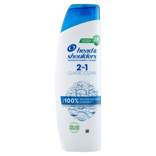 Head & Shoulders Antiforfora Shampoo + Balsamo 2in1 Classic Clean 250 ml BRI1532334